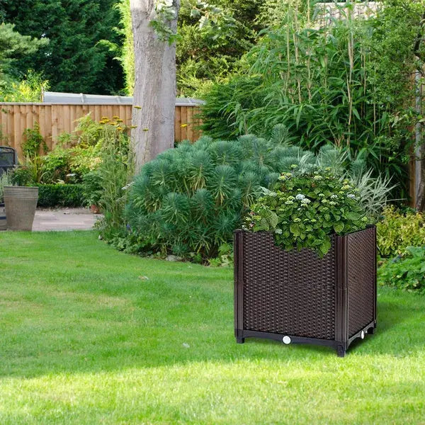 Garderion Raised Garden Bed with Self-Watering System for Patio & Balcony Garderion