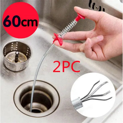 Garderion 60CM Sewer Dredger Spring Pipe Cleaning Tool Garderion