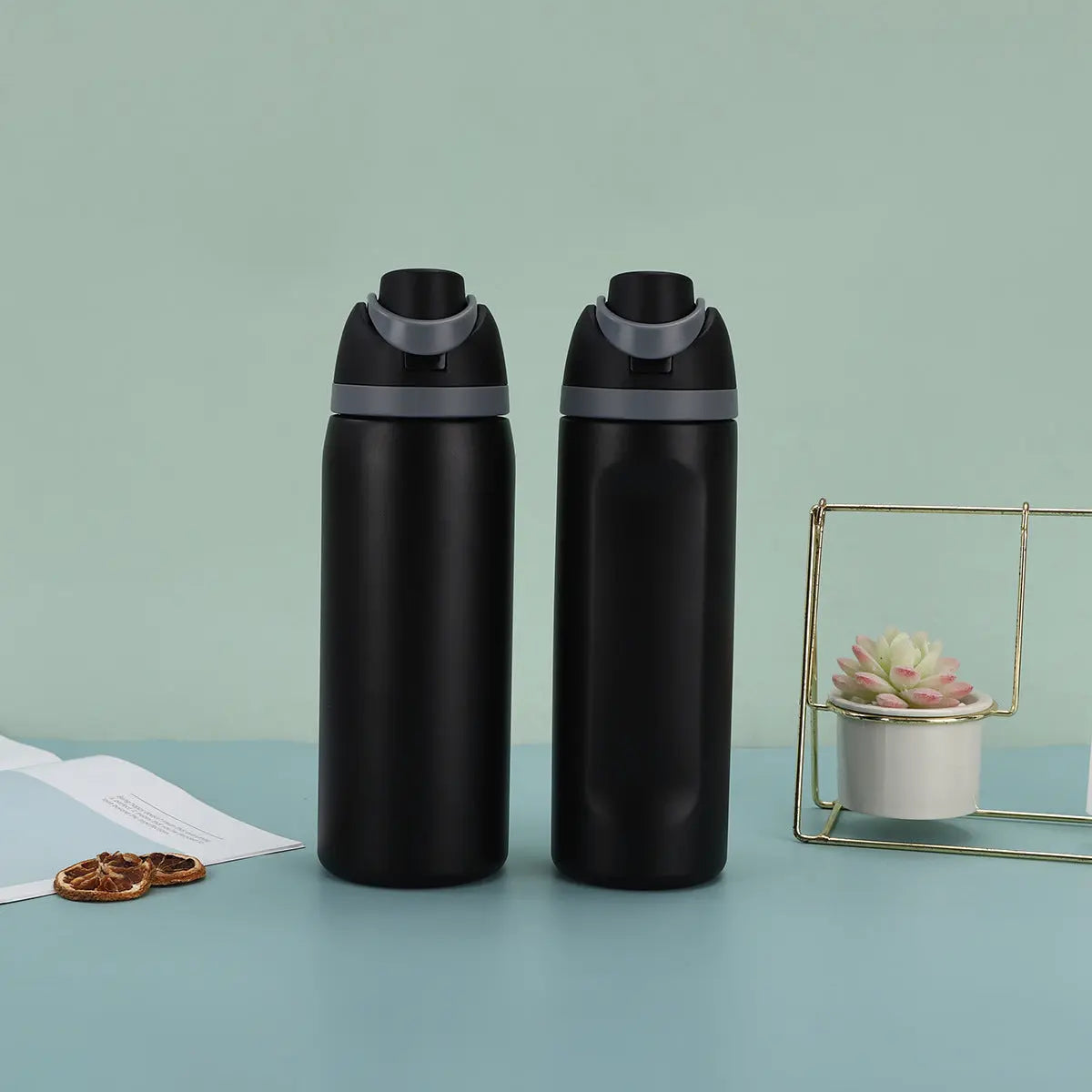 Garderion Outdoor Sports Portable Straw Cup – Stainless Steel Garderion