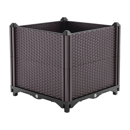 Garderion Raised Garden Bed Box with Self-Watering System Garderion