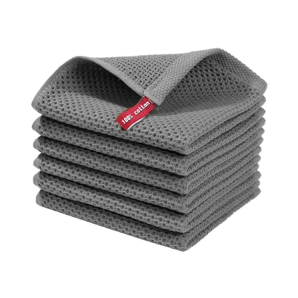 Garderion Cotton Honeycomb Absorbent Cleaning Cloth – Thick Garderion