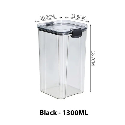 Garderion Kitchen Sealed Jar Storage Box – Plastic Dry Goods Garderion