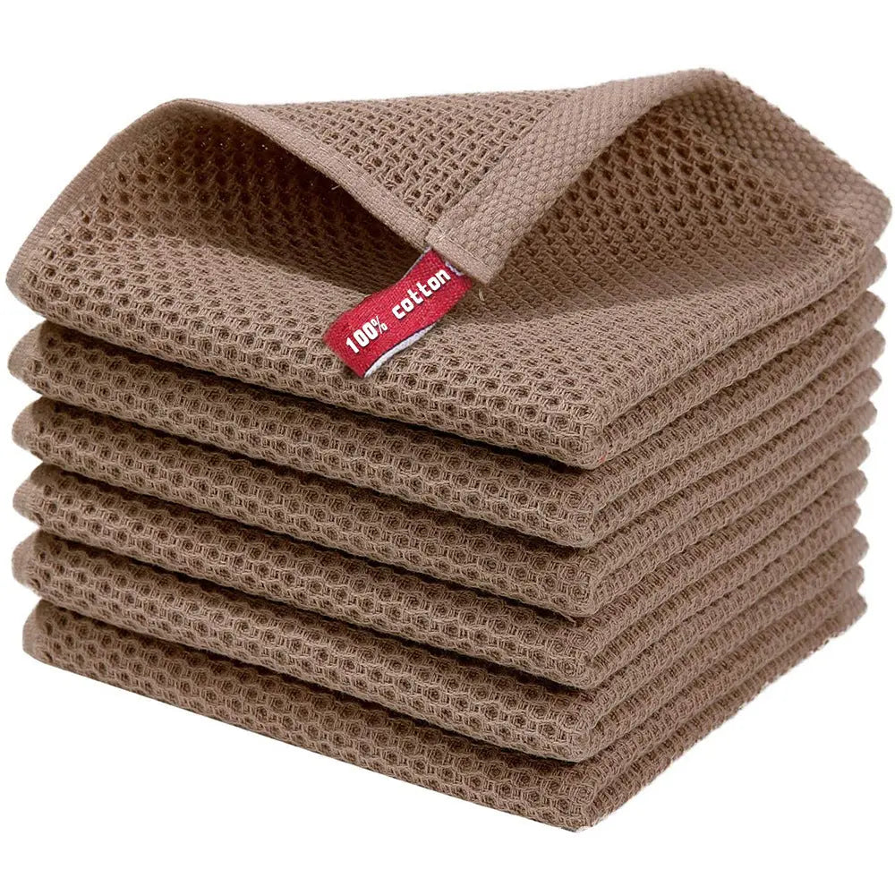 Garderion Cotton Honeycomb Absorbent Cleaning Cloth – Thick Garderion