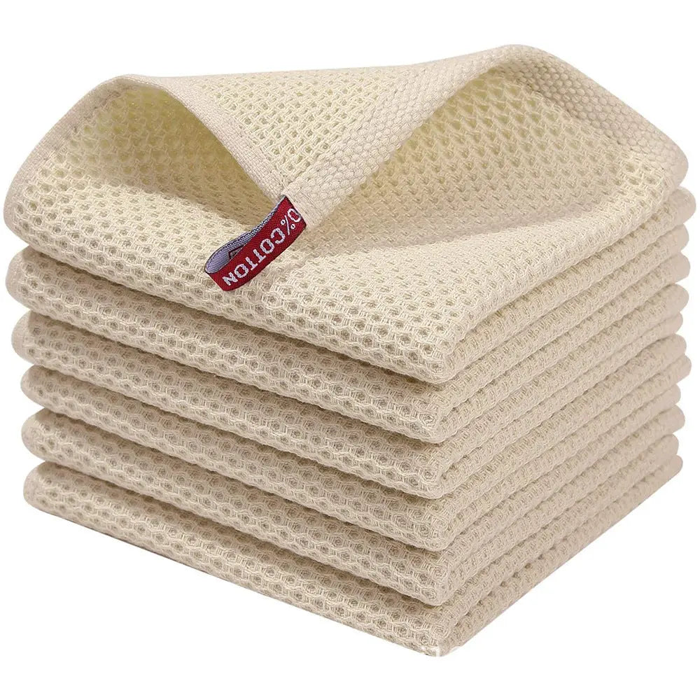 Garderion Cotton Honeycomb Absorbent Cleaning Cloth – Thick Garderion