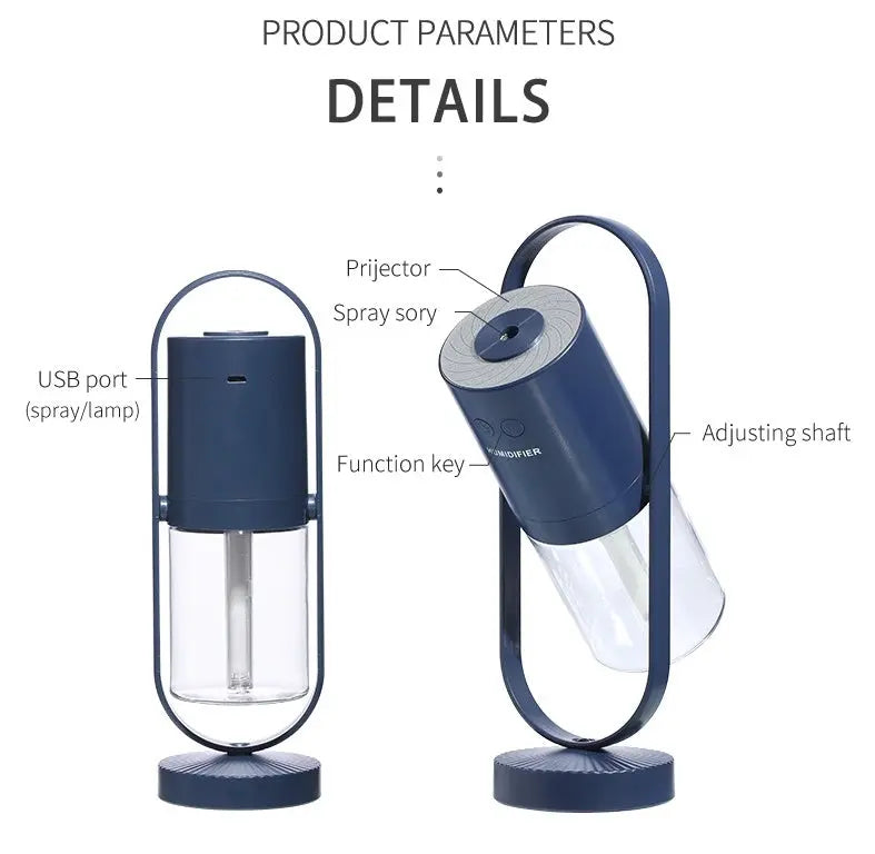 Garderion Magic Shadow USB Air Humidifier with Night Light Garderion
