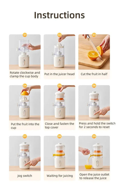 Garderion Wireless Electric Juicer Portable USB Blender Garderion