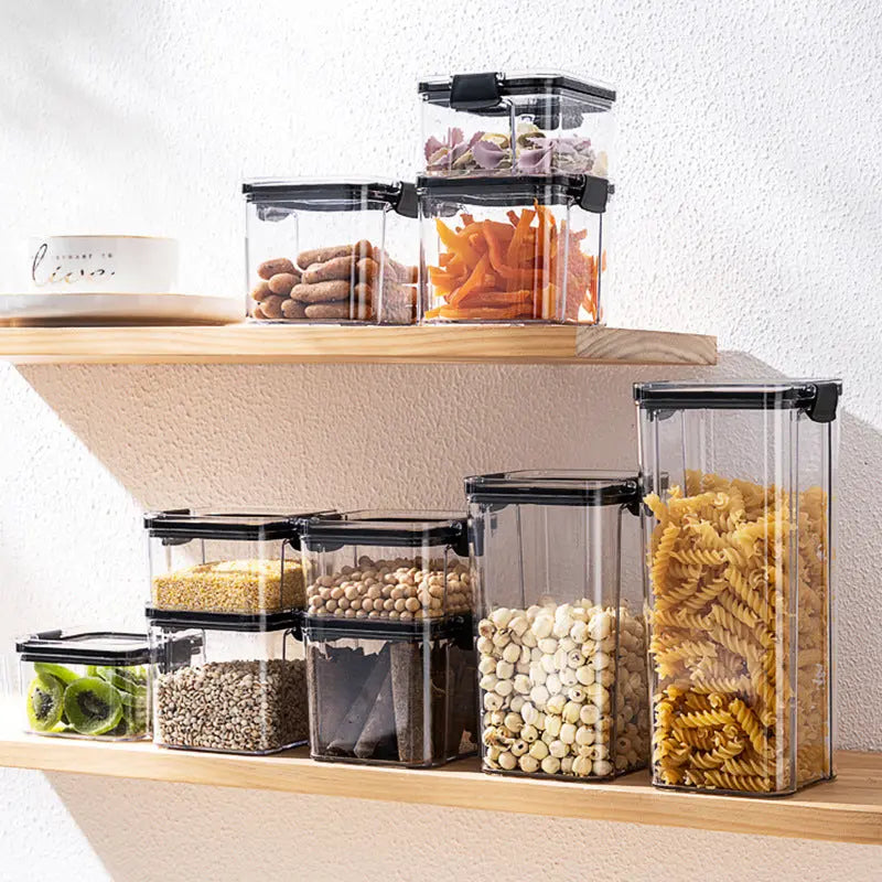 Garderion Kitchen Sealed Jar Storage Box – Plastic Dry Goods Garderion