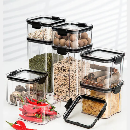 Garderion Kitchen Sealed Jar Storage Box – Plastic Dry Goods Garderion
