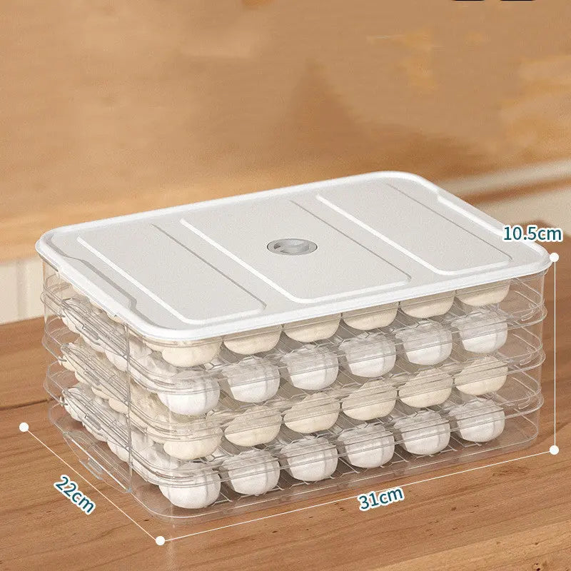 Garderion Ravioli & Dumpling Preservation Box – Food-Grade Plastic Garderion