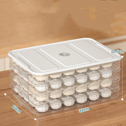 Garderion Ravioli & Dumpling Preservation Box – Food-Grade Plastic Garderion