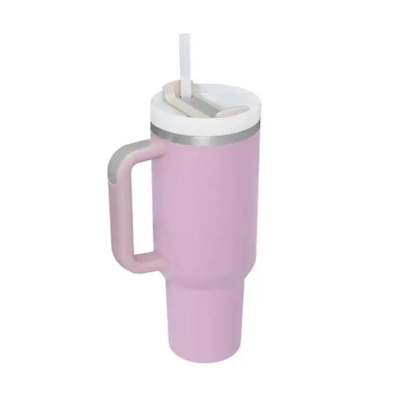 Garderion 40oz Insulated Tumbler with Handle & Straw Garderion