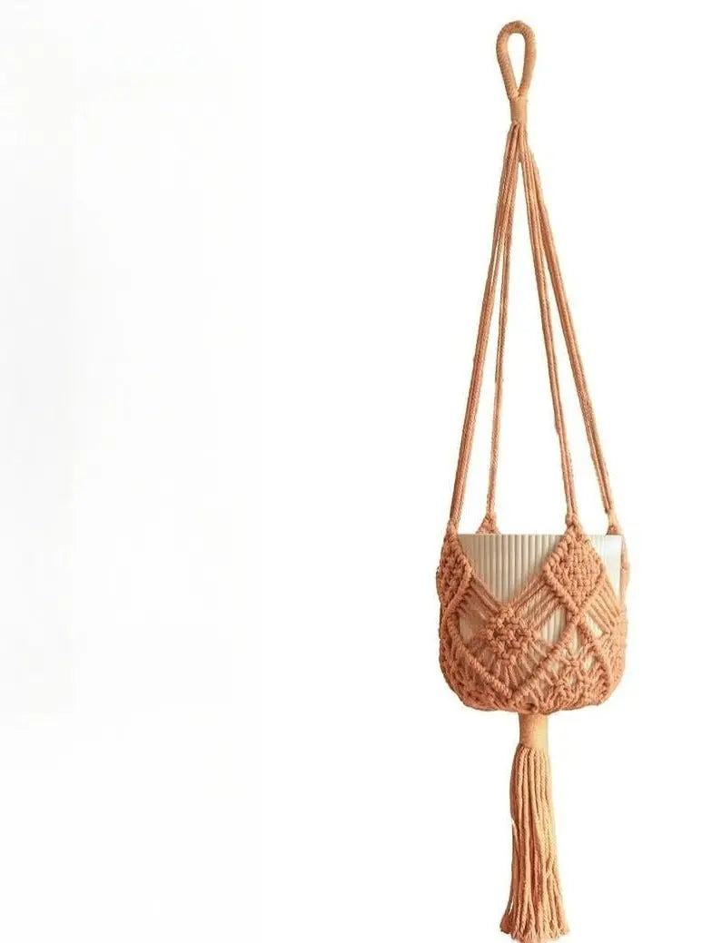 Garderion Woven Flower Pot – Minimalist Handcrafted Planter Garderion