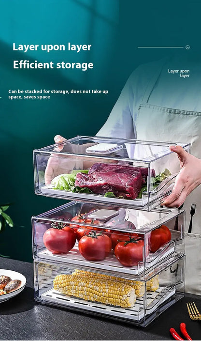 Garderion Refrigerator Storage Box – Kitchen Drawer Crisper Garderion