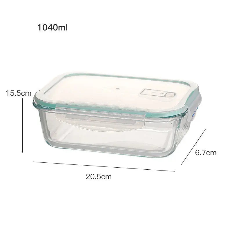 Garderion Glass Lunch Box – Microwave Safe, Separation Type Garderion