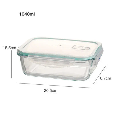 Garderion Glass Lunch Box – Microwave Safe, Separation Type Garderion