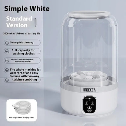 Garderion Wireless Mini Washing Machine Portable Automatic Garderion