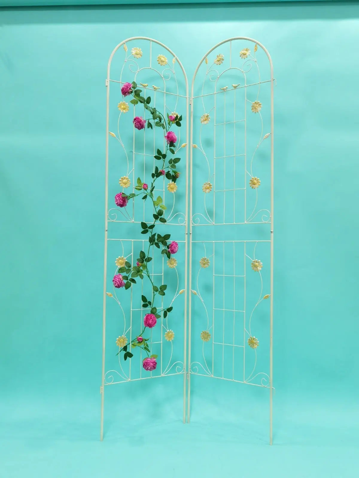 Garderion 2 Pack Metal Garden Trellis Rustproof for Climbing Plants Garderion