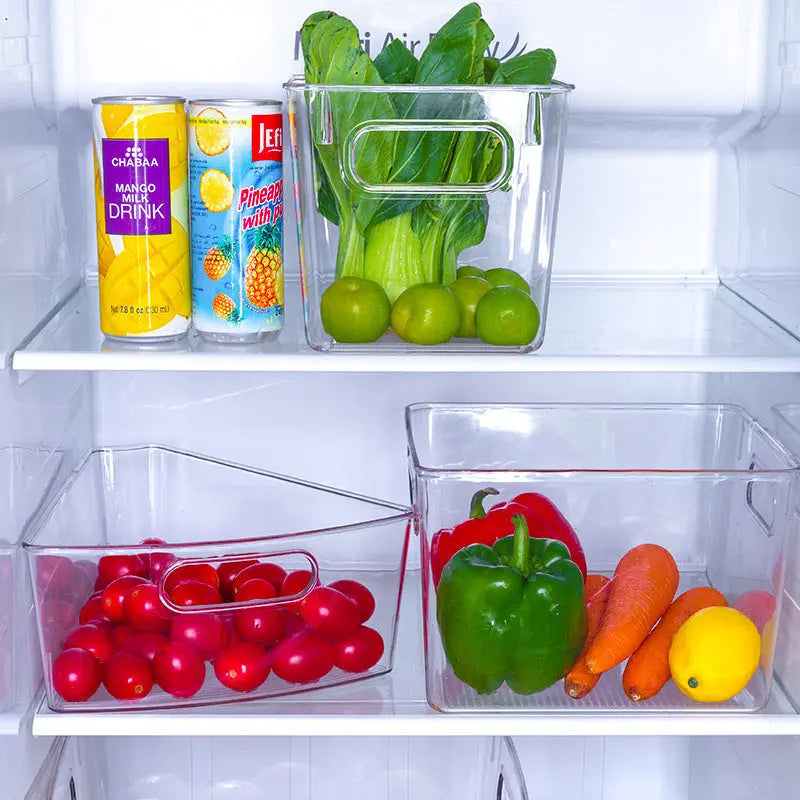 Garderion Household Kitchen Transparent Refrigerator Storage Box Garderion