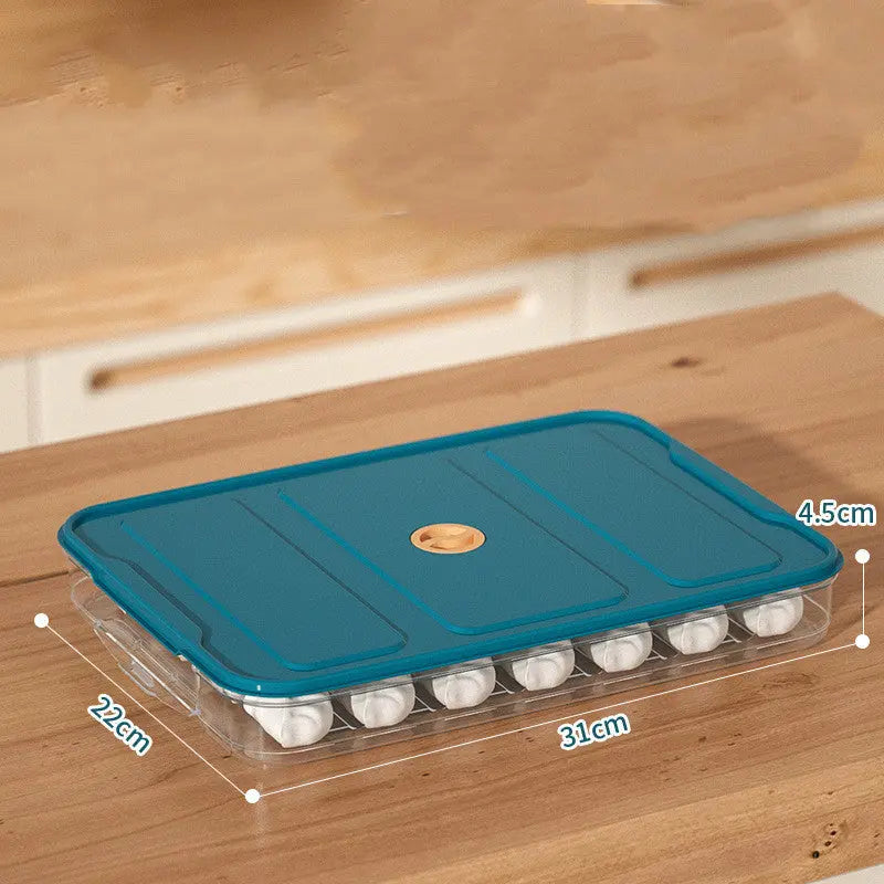 Garderion Ravioli & Dumpling Preservation Box – Food-Grade Plastic Garderion
