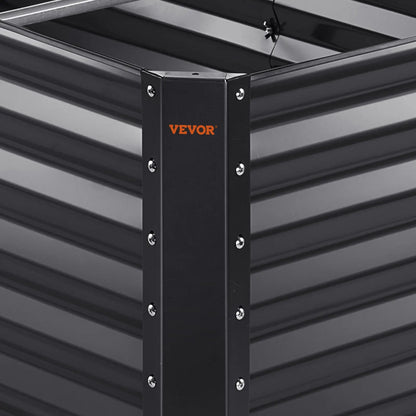 Garderion VEVOR Galvanized Raised Garden Bed 94.5x47.2x23.6" for Flowers & Vegetables Garderion