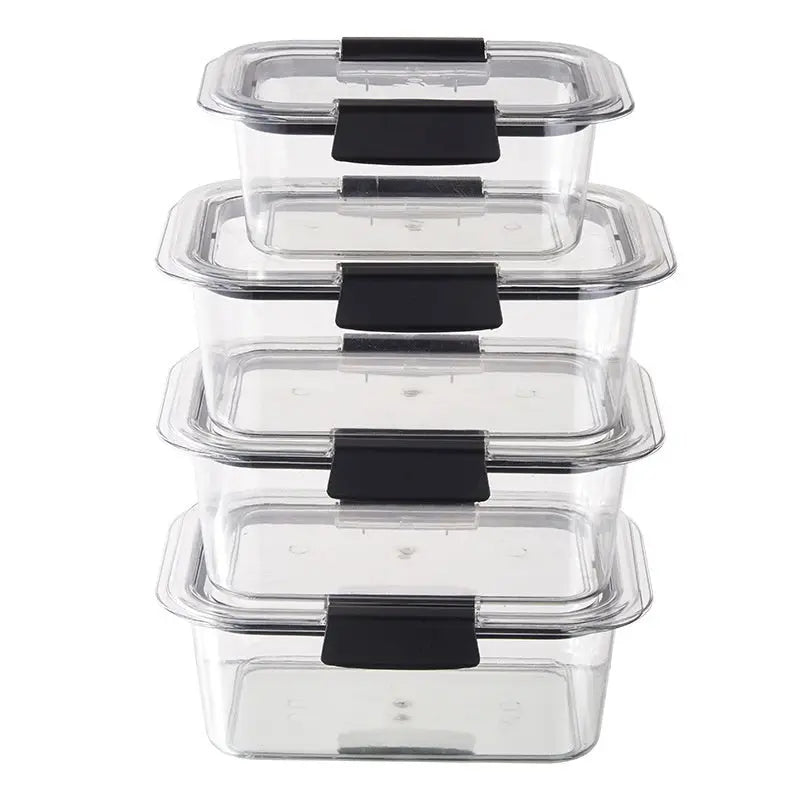 Garderion Kitchen Cereal Storage CanBox – Transparent Plastic Jar Garderion