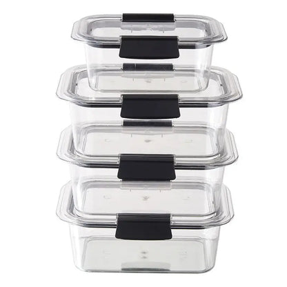 Garderion Kitchen Cereal Storage CanBox – Transparent Plastic Jar Garderion