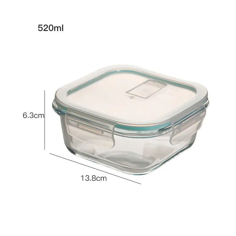 Garderion Glass Lunch Box – Microwave Safe, Separation Type Garderion
