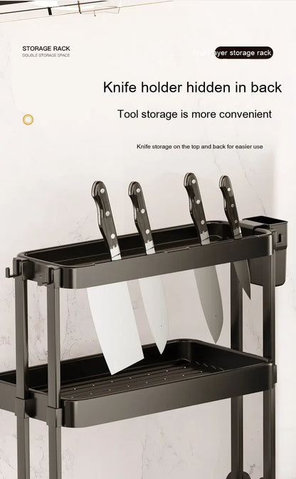 Garderion Kitchen Rack – Multi-Layer Seasoning Organizer Garderion