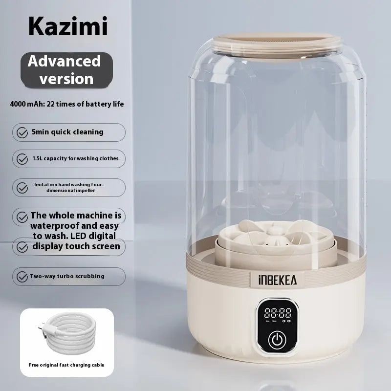 Garderion Wireless Mini Washing Machine Portable Automatic Garderion