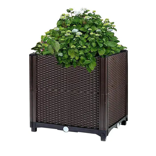 Garderion Raised Garden Bed with Self-Watering System for Patio & Balcony Garderion