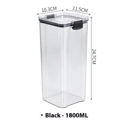 Garderion Kitchen Sealed Jar Storage Box – Plastic Dry Goods Garderion