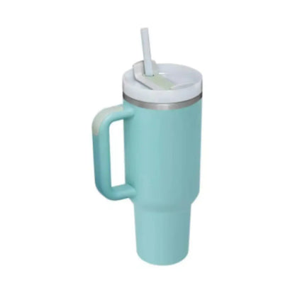 Garderion 40oz Insulated Tumbler with Handle & Straw Garderion