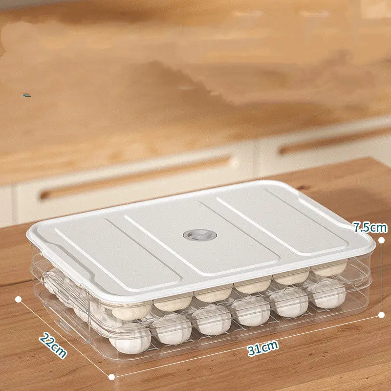 Garderion Ravioli & Dumpling Preservation Box – Food-Grade Plastic Garderion