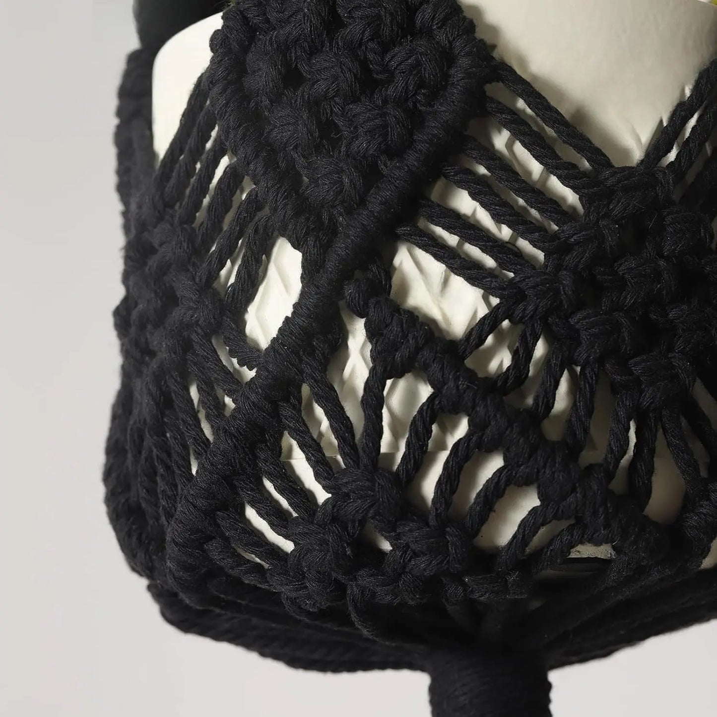 Garderion Woven Flower Pot – Minimalist Handcrafted Planter Garderion