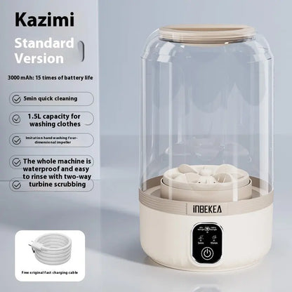 Garderion Wireless Mini Washing Machine Portable Automatic Garderion