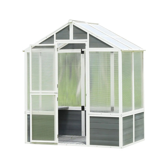 Garderion 76"x48"x86" Walk-In Polycarbonate Greenhouse Garderion