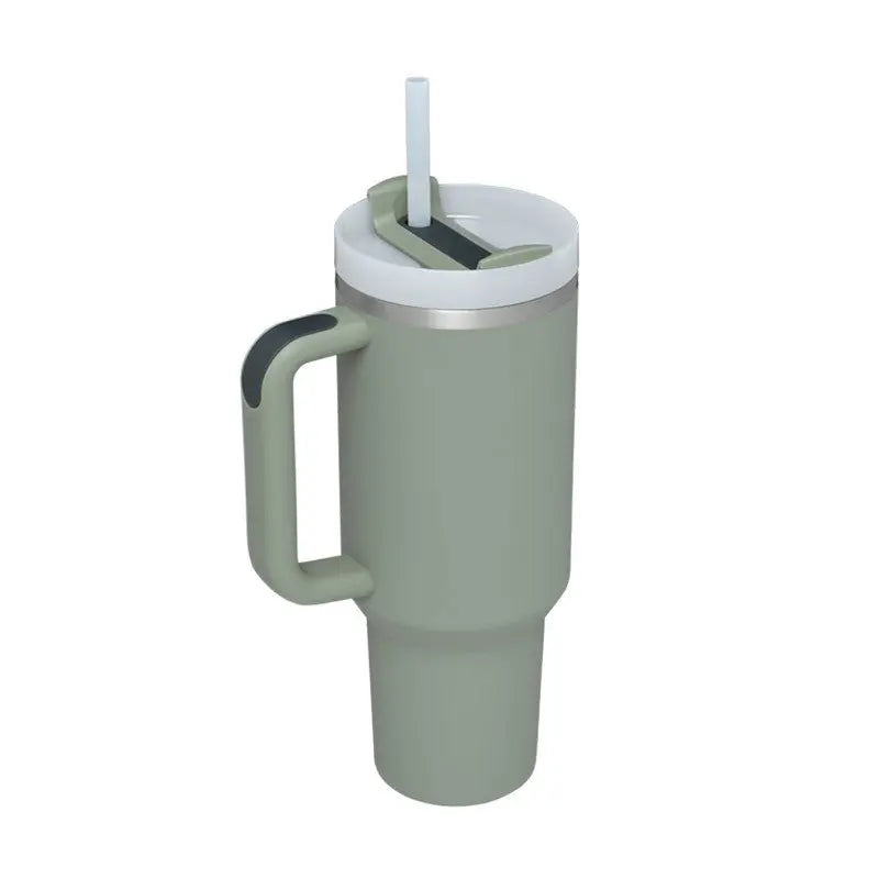 Garderion 40oz Insulated Tumbler with Handle & Straw Garderion