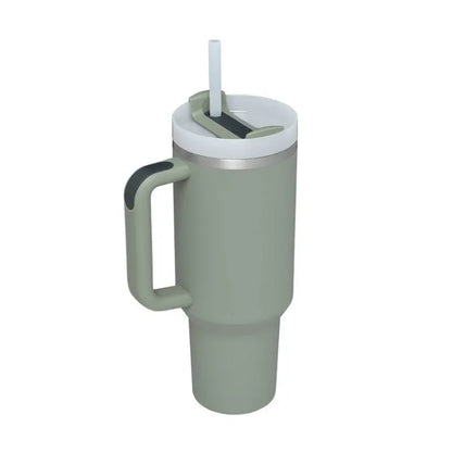 Garderion 40oz Insulated Tumbler with Handle & Straw Garderion