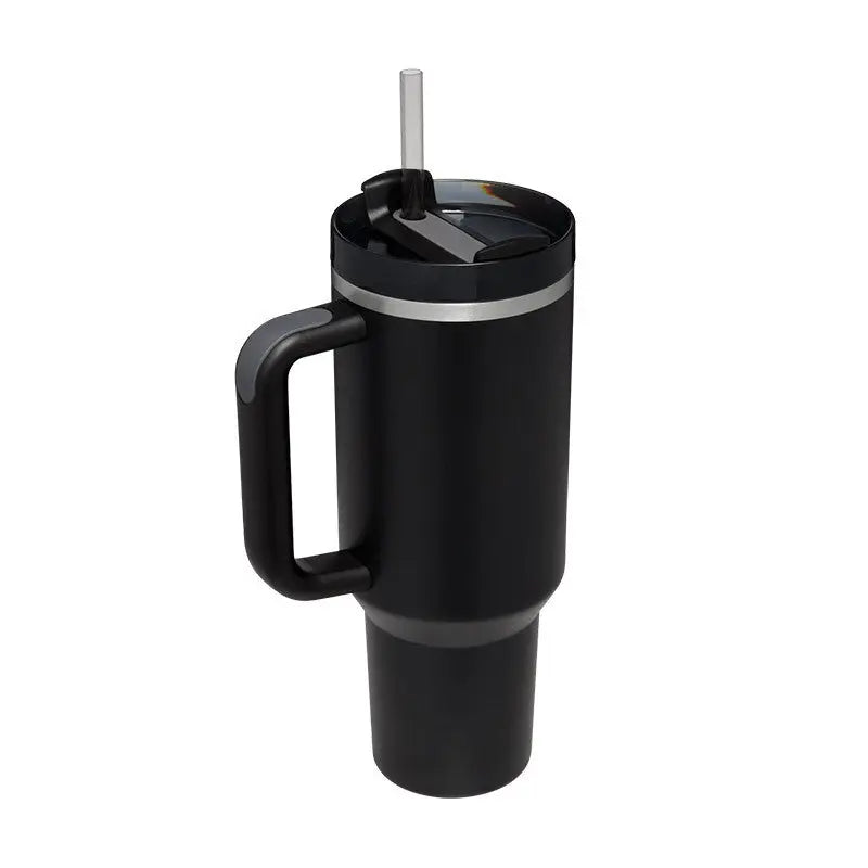 Garderion 40oz Insulated Tumbler with Handle & Straw Garderion