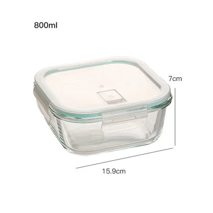 Garderion Glass Lunch Box – Microwave Safe, Separation Type Garderion