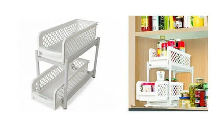 Garderion 2-Tier Bathroom & Kitchen Storage Rack Garderion