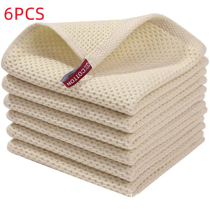 Garderion Cotton Honeycomb Absorbent Cleaning Cloth – Thick Garderion