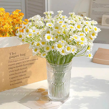 Garderion Fake Chrysanthemum Bundle – Silk Flower Bouquet Garderion