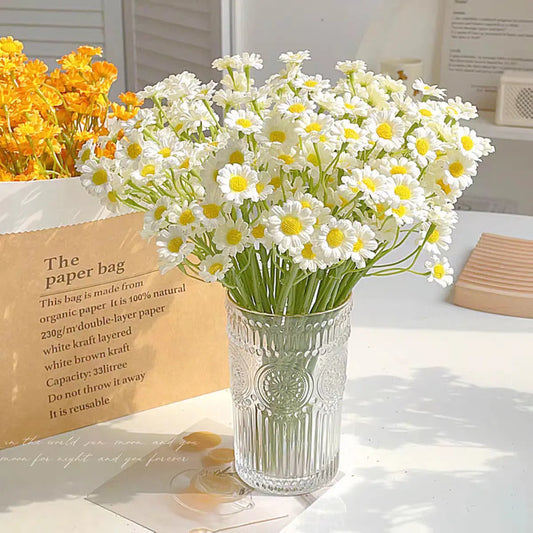 Garderion Fake Chrysanthemum Bundle – Silk Flower Bouquet Garderion