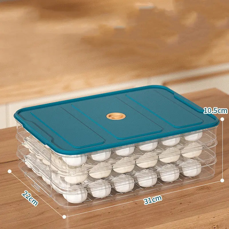 Garderion Ravioli & Dumpling Preservation Box – Food-Grade Plastic Garderion