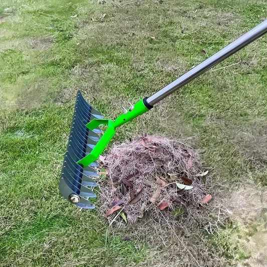 Garderion Carbon Steel Lawn Rake & Soil Ripper – Gardening Tools Garderion